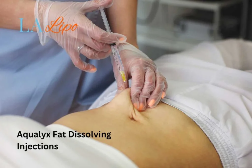 woman having fat dissolving injections Stratford-upon-Avon in the stomach