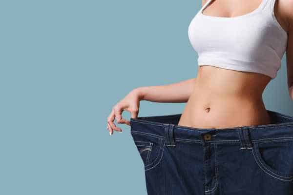 woman after fat reduction treatment Stratford-upon-Avon